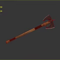 Tomahawk Axe Wooden Axe Handle Axe Mountain Axe Chopping Wood Axe Chopping Wood Axe Magic Axe 3d model