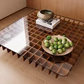 Quiet Ancient Style Tea Table 3d model