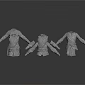 Ancient Silver Armor Parts Collection Featuring Helmet Chest Plate And Arm Guards