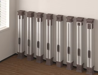 Chinese column corner column Roman column 3d model
