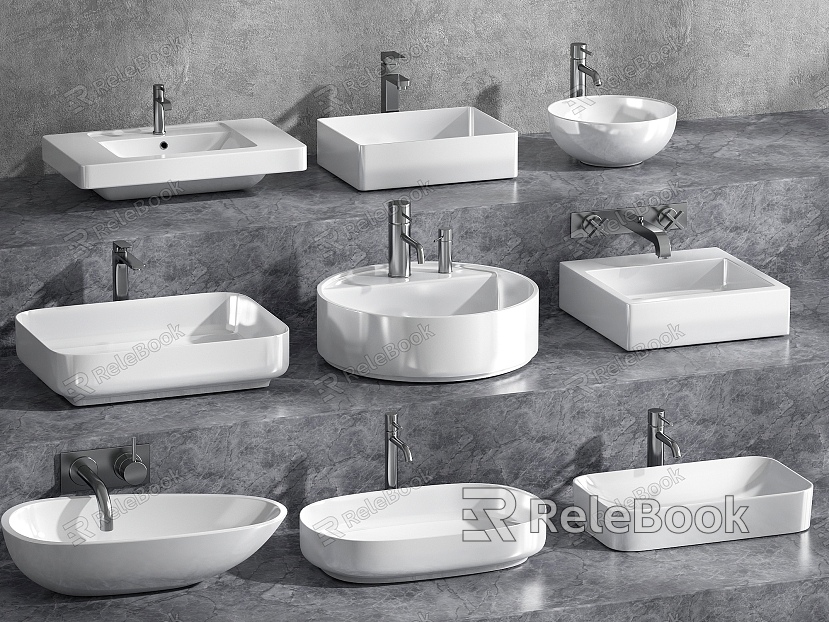 Modern wash basin wash basin counter basin round table basin faucet wash basin model