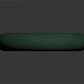 Artistic Green Circular Sculpture Carving With Smooth Surface And Round Form Design
