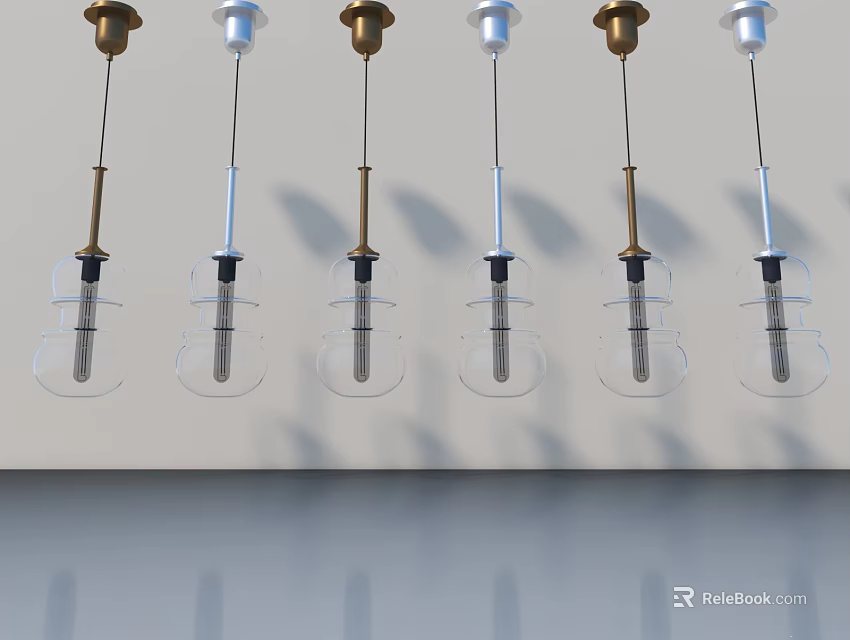 Modern Swing Door Design With Glass Panels And Metallic Hardware Elements 3d model