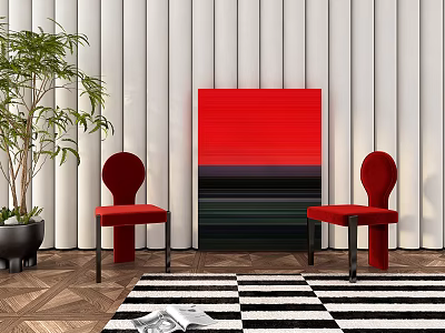 Modern Dining Chair 3d model