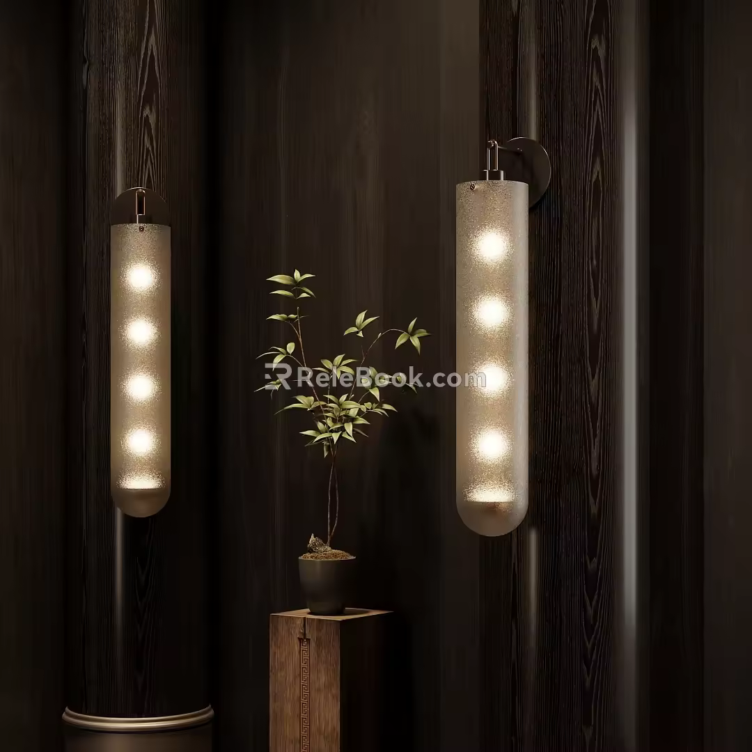 Modern wall lamp 3d model