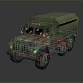 Green Military Tank With Heavy Armor Turret Long Cannon And Tracks Design