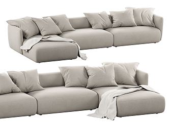 Modern corner sofa 3d model