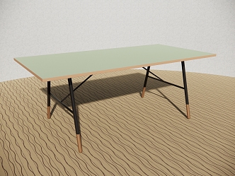 Modern Square Table Dining Table Dining Room Table Fashion Dining Table 3d model