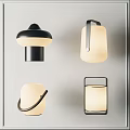 Modern table lamp 3d model