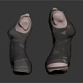 Two Black Sleeveless Vests With Modern Design For Daily Casual Wear