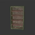 Wooden Bookshelf Furniture With Multiple Shelves And Simple Modern Design