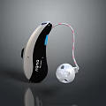 Signia Wireless Computer Headphones With Black Body And White Earbuds