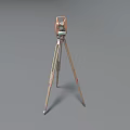 Industrial Equipment Mounted on Tripod Stand for Precision Measuring in Construction