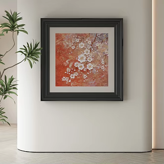 New Chinese Decorative Painting 3d model