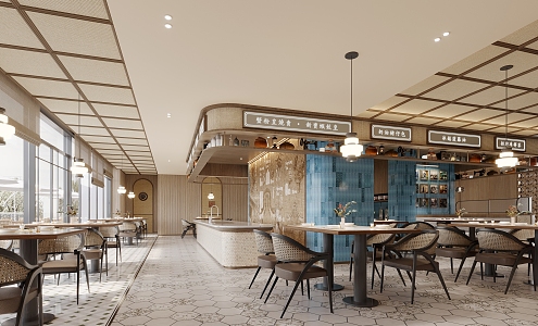 New Chinese Restaurant 3d model