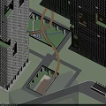 Modern Office Building Complex With Multiple Connected Towers And Grid Facade Design 3d model