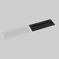 Sleek White Rectangular Ceramic Washbasin With Three Faucet Holes For Bathroom