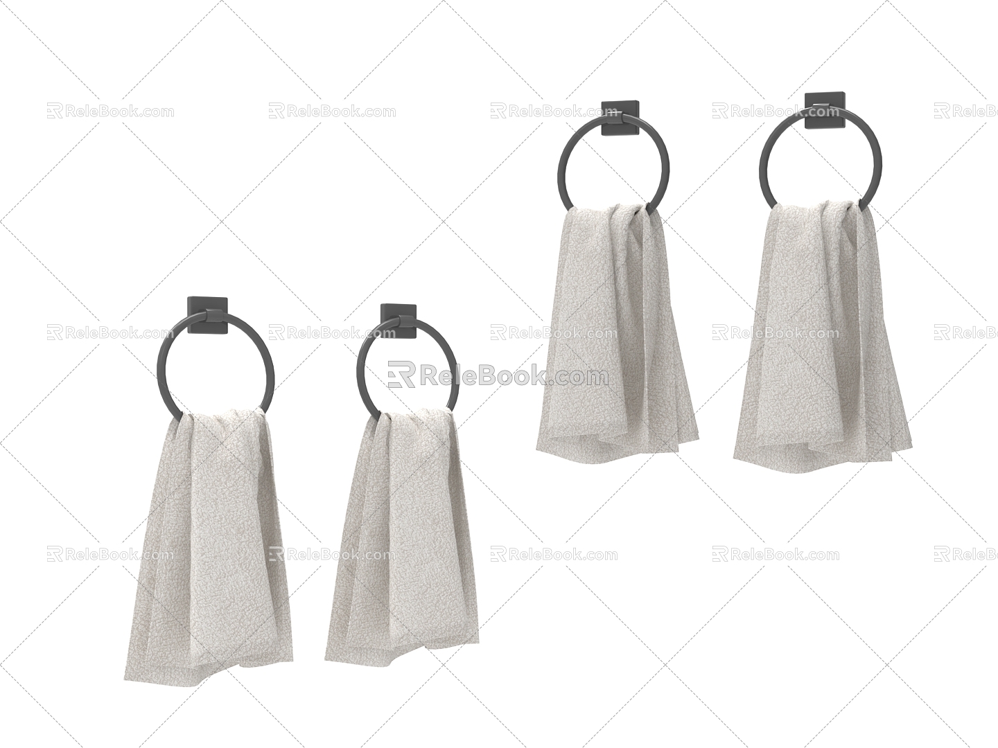 Bathroom towel 3d model