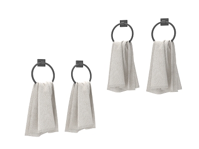 Bathroom towel 3d model