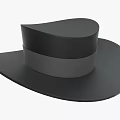 Stylish Black Wide Brim Hat With Classic Design And Modern Elegant Style