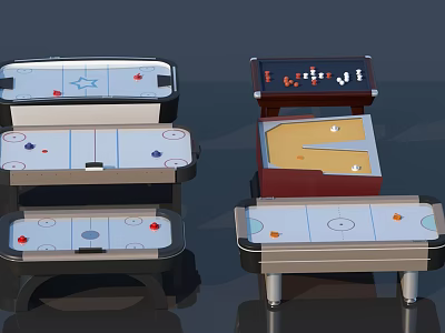 Modern Pool Table 3d model Modern Pool Table 3d model