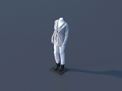 Modern Model Clothing Model 3d model