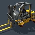 Sci-fi Hover Forklift Forklift Flying Future Car Hover Car Cartoon Car Spaceship 3d model