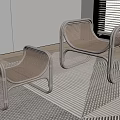 Qui Sofa Bench Shoe Changing Bench 3d model