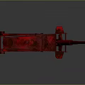 Red Hydraulic Car Jack Equipment With Wheels And Handle For Repair