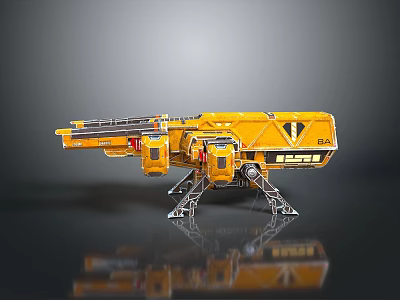 Science Fiction Firearms Next Generation Firearms Science Fiction Game Gun Game Firearms Game Gun Concept Gun Laser Gun 3d model