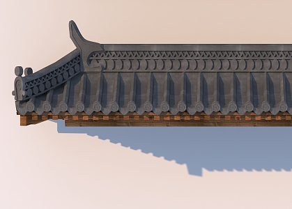 Chinese eaves 3d model