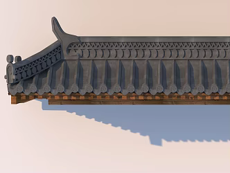 Chinese eaves 3d model