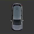 Audi Silver SUV With Modern Sleek Design LED Headlights And Reflective Body