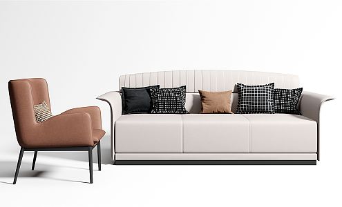 Modern Combination Sofa 3d model