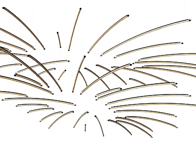 Chandelier Decorative Chandelier Art Chandelier Art Ceiling 3d model