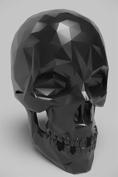 Modern Skull Skull 3d model