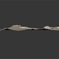 Scenic Lunar Landscape With Undulating Terrain Sandy Surface Rocky Textures And Shadows