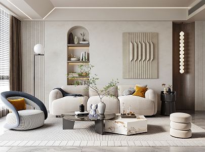 The Silent Living Room 3d model