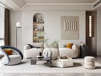 The Silent Living Room 3d model
