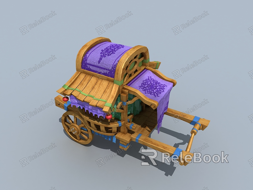 Chinese carriage sedan chair model