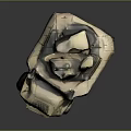 Six Wheeled Armored Military Vehicle With Sand Color And Top Turret