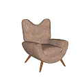 modern single sofa leisure sofa 3d model