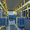 Super Fine Bus American Bus European Bus 3d model