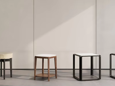 Modern Coffee Tables With Wooden Legs Metal Frames And White Tabletops For Living Room 3d model