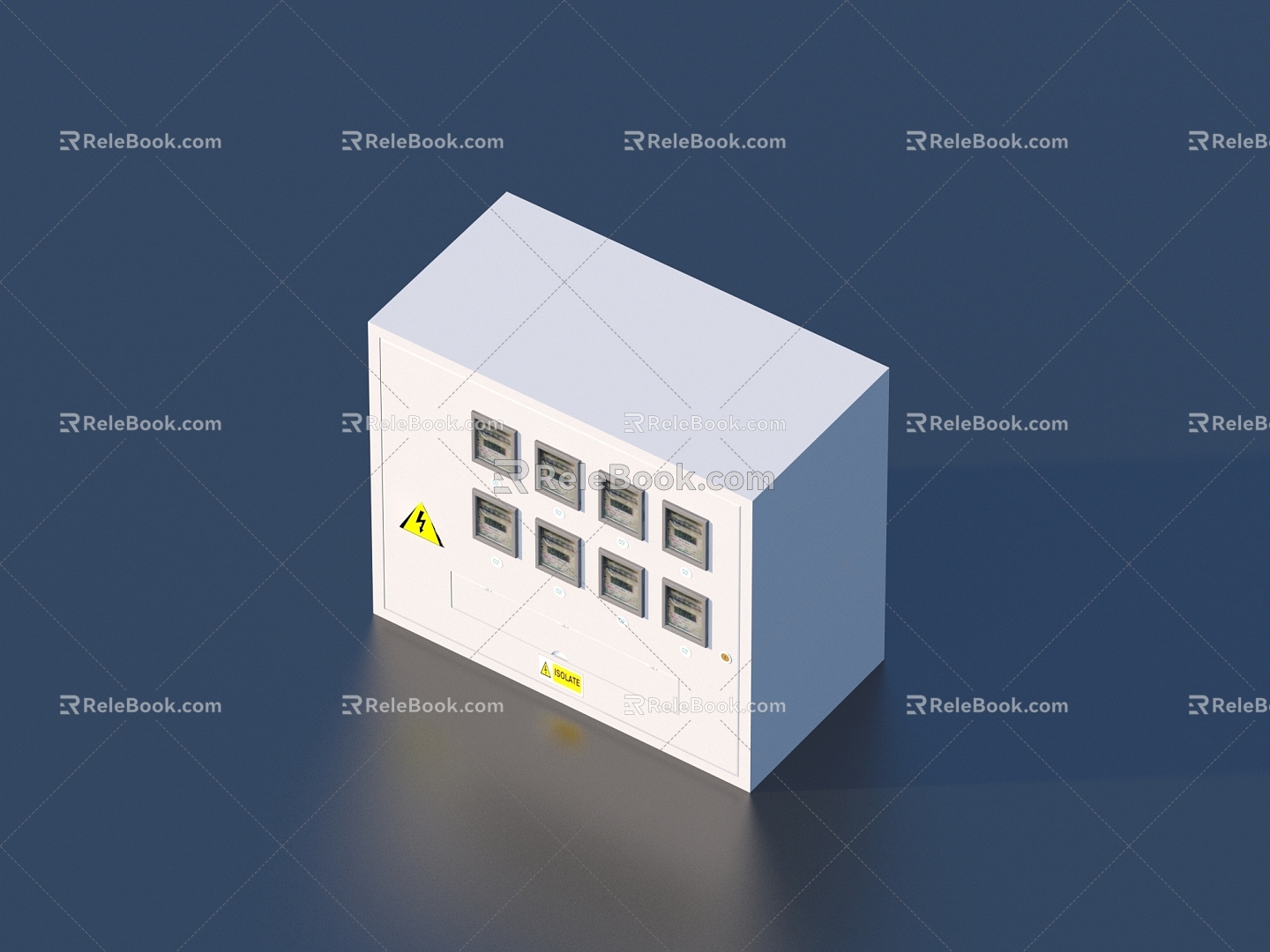 Electric box Electric box Electric meter box 3d model