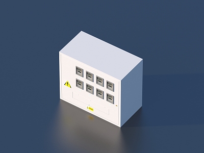 Electric box Electric box Electric meter box 3d model