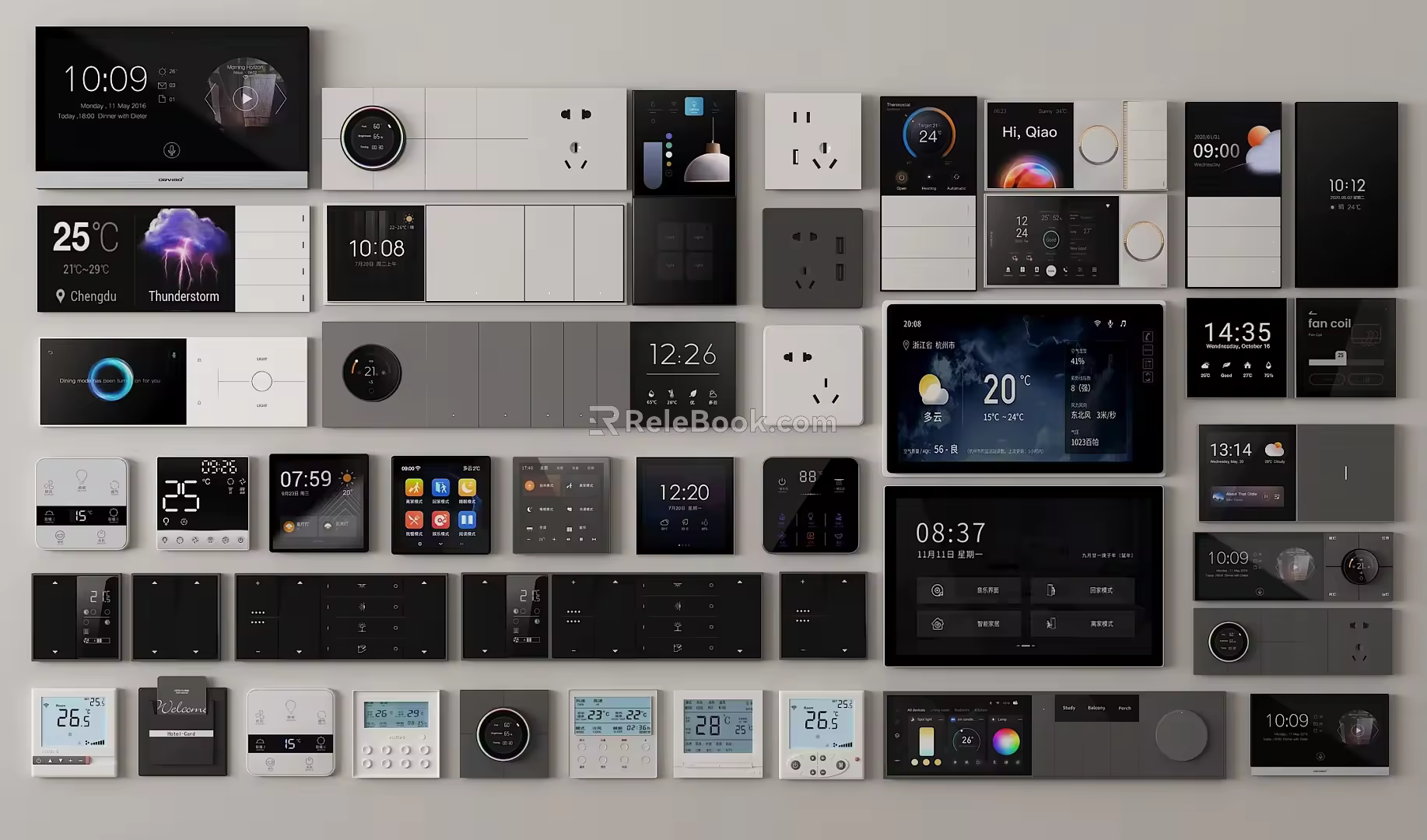 Modern Control Panel Visual Panel Smart Panel Socket 3d model