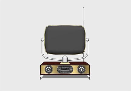 Modern TV Classical 3d model