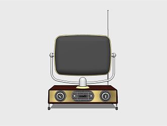 Modern TV Classical 3d model