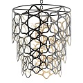 Modern metal chandelier 3d model